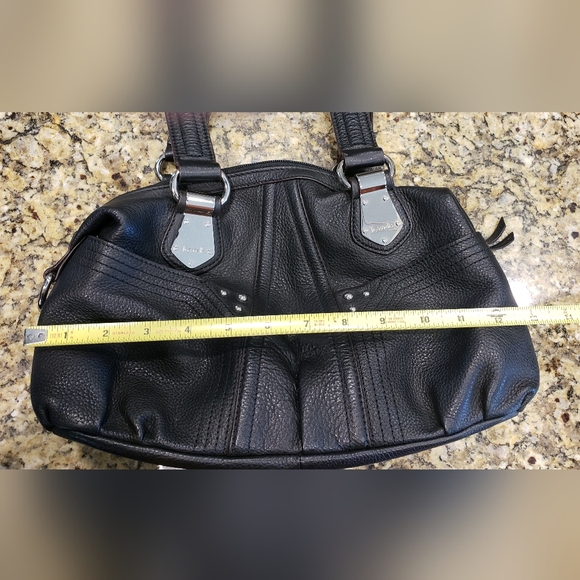 Tignanello Black Hand Bag 8" x 14" - Picture 2 of 10